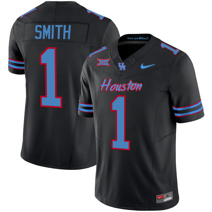Men's Houston Cougars 2023 Oilers Inspired Vapor Jersey - All Stitched