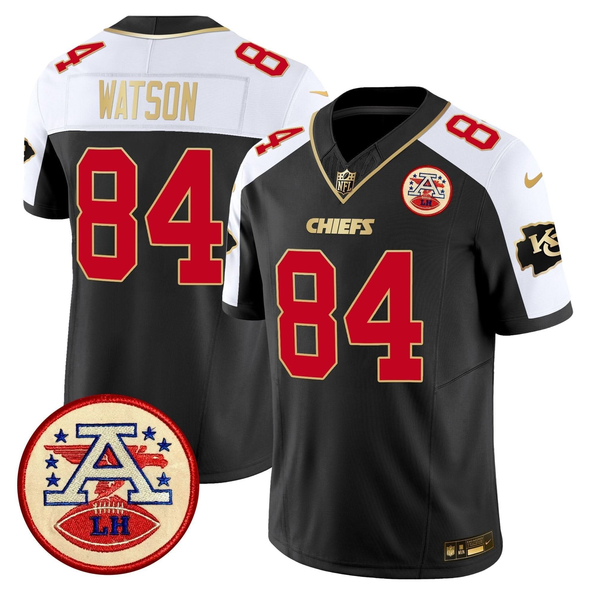 KC 2024 Lamar Hunt Patch Vapor Limited Jersey