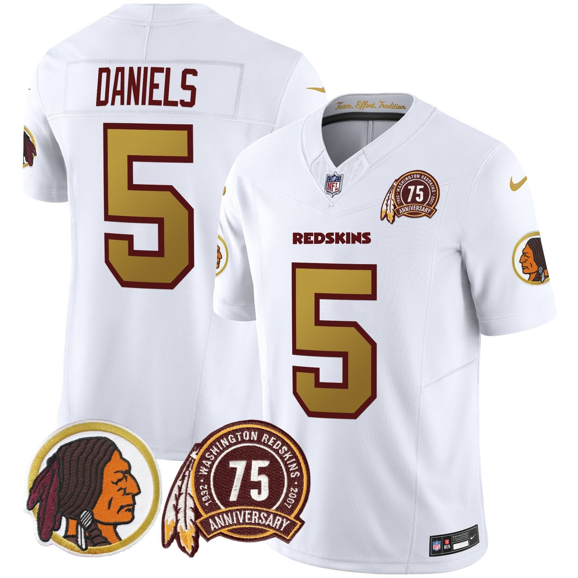 WR Throwback 75th Patch Vapor Limited Jersey