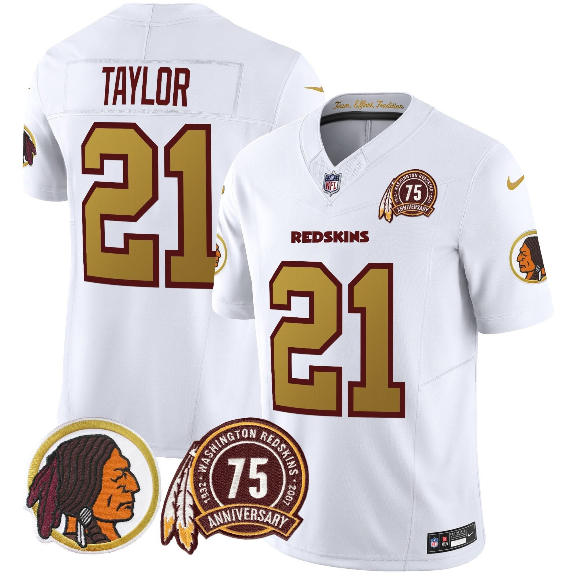 WR Throwback 75th Patch Vapor Limited Jersey