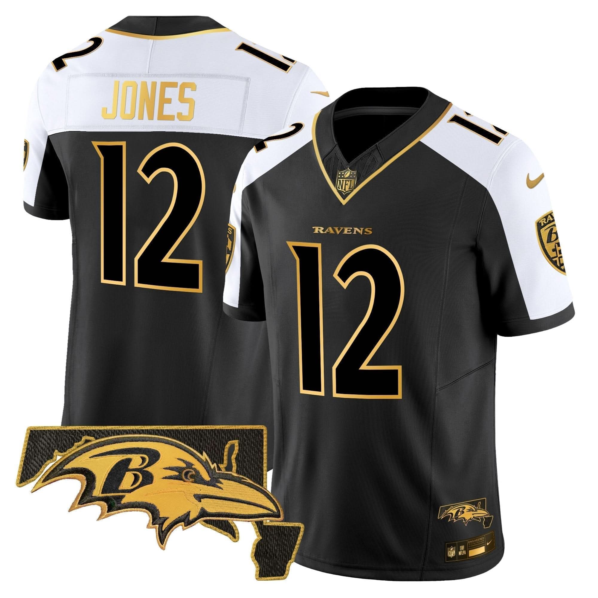 BAL Maryland Patch Gold Vapor Limited Jersey V2