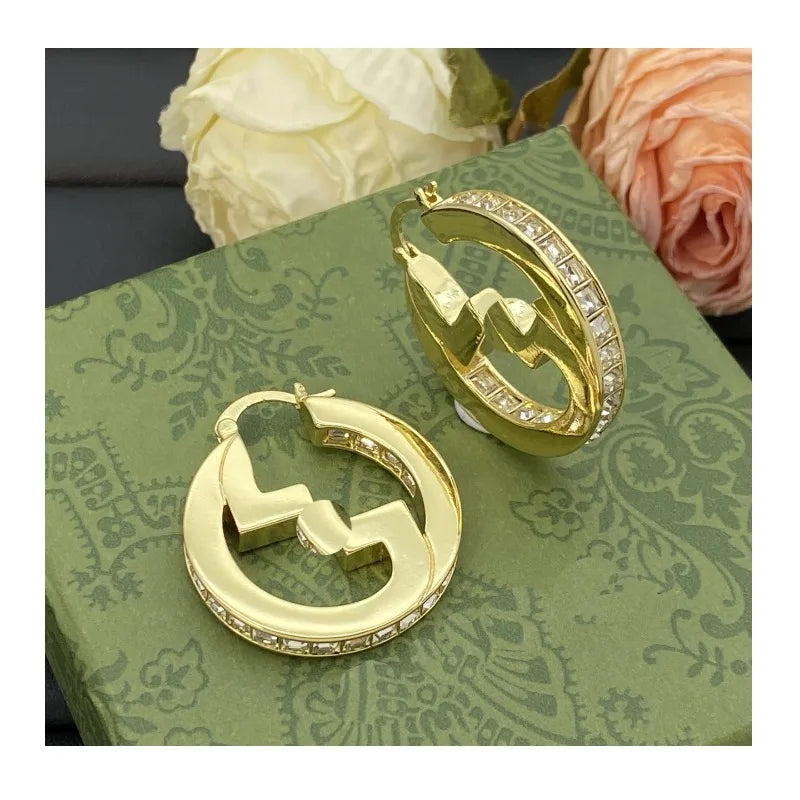 Alphabet's New Classic Stud Earrings, Light Luxury, Niche High-end Stud Pins