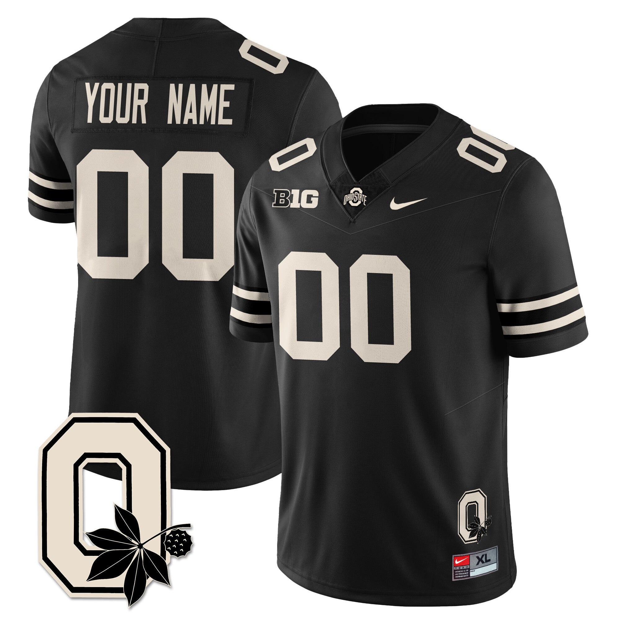 Custom Ohio State Buckeyes 2025 Vapor Limited Jersey - All Stitched